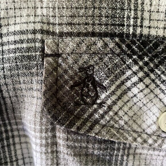 Original Penguin Men's Long-Sleeved Button-Down Shirt Size M - Picture 4 of 9